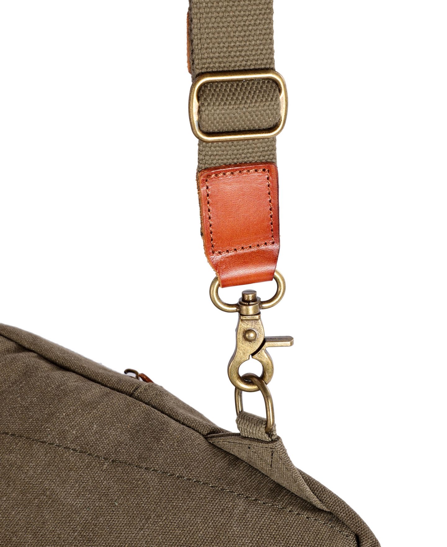 Женская сумка TSD BRAND Four Season Canvas Sling, цвет: Кофейный — фото 12