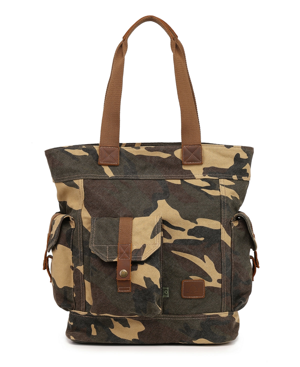 Leaf Hill Large Tote Bag - Khaki Camo