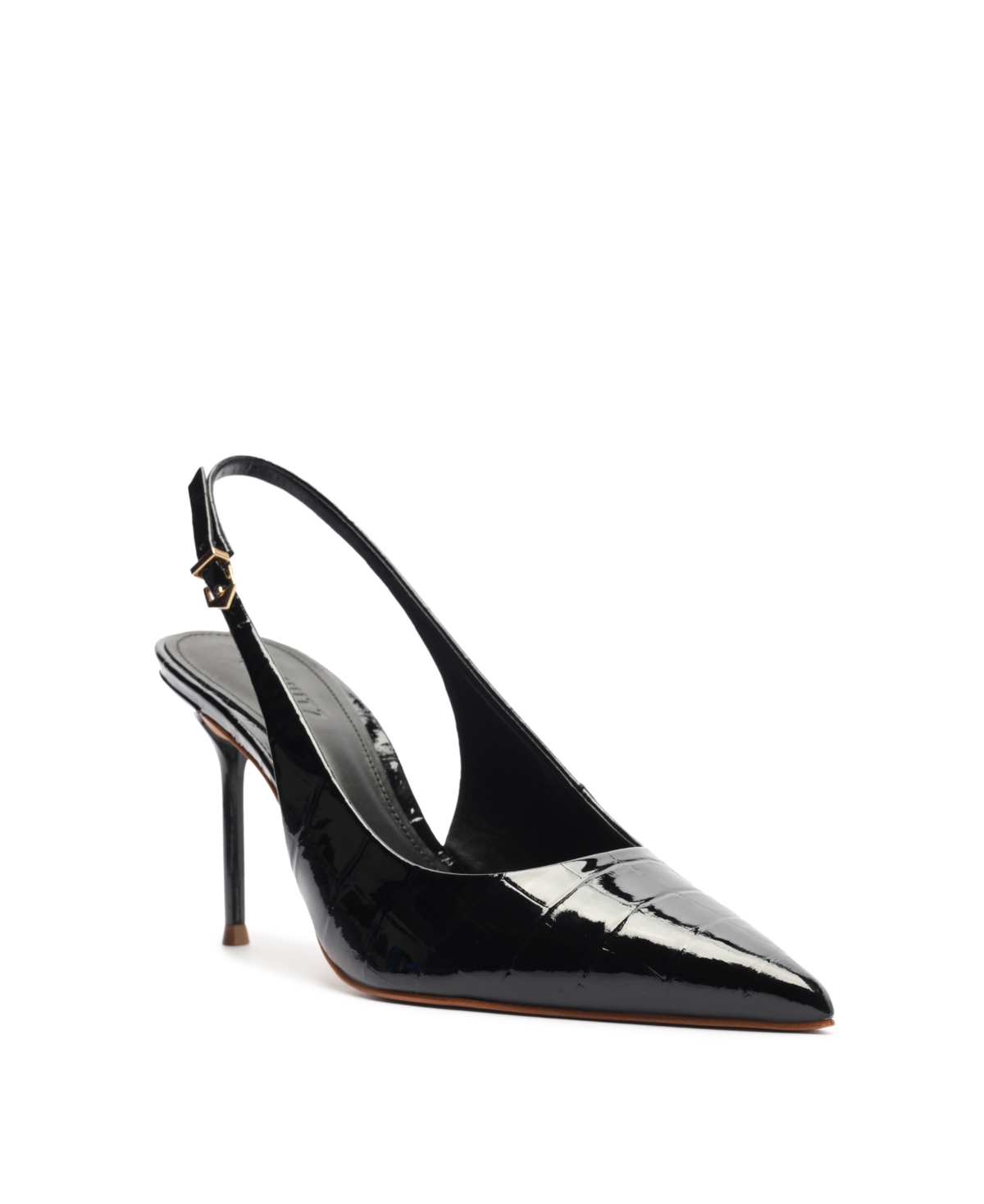 Shop Schutz Women's Paola Pointed Toe Pumps In Black