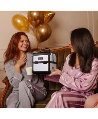 Makeup Train Case Cosmetic Organizer w/ Mirror Artist Grace ForgetMeNot