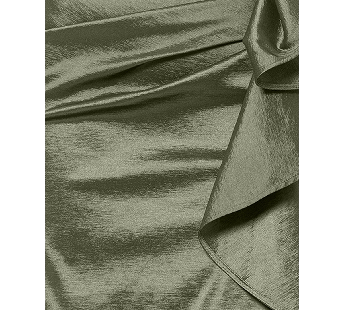 Xscape Women's Off-the-shoulder Floral-sleeve Dress In Olive