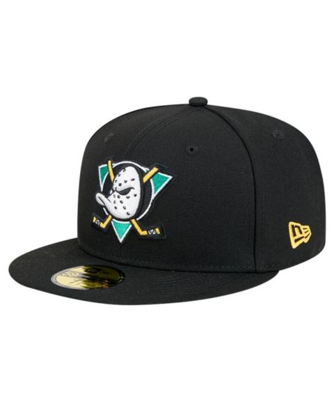 Мужская кепка New Era Black Anaheim Ducks Core 59FIFTY Fitted Hat