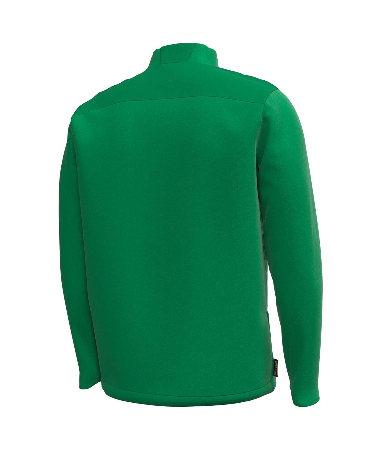 Under Armour Men'sNotre Dame Fighting Irish Motivate Quarter-Zip Performance Jacket - Kelly Green