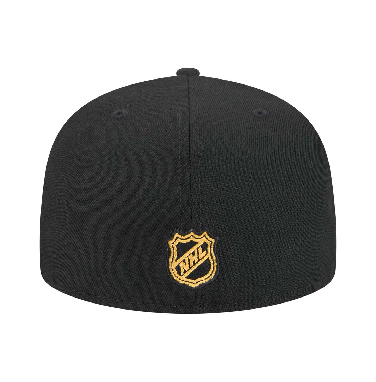 Мужская кепка New Era Black Pittsburgh Penguins Core 59FIFTY Fitted Hat — фото 4