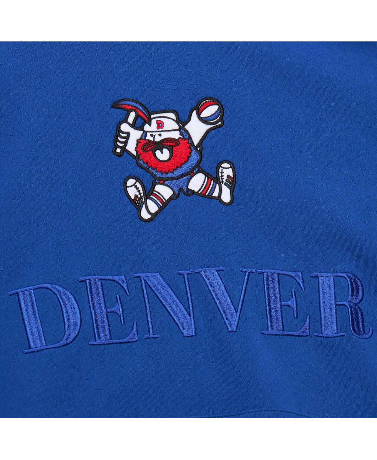 Mitchell & Ness Men'sDenver Nuggets Hardwood Classics Team Og 3.0 Pullover Hoodie - Royal