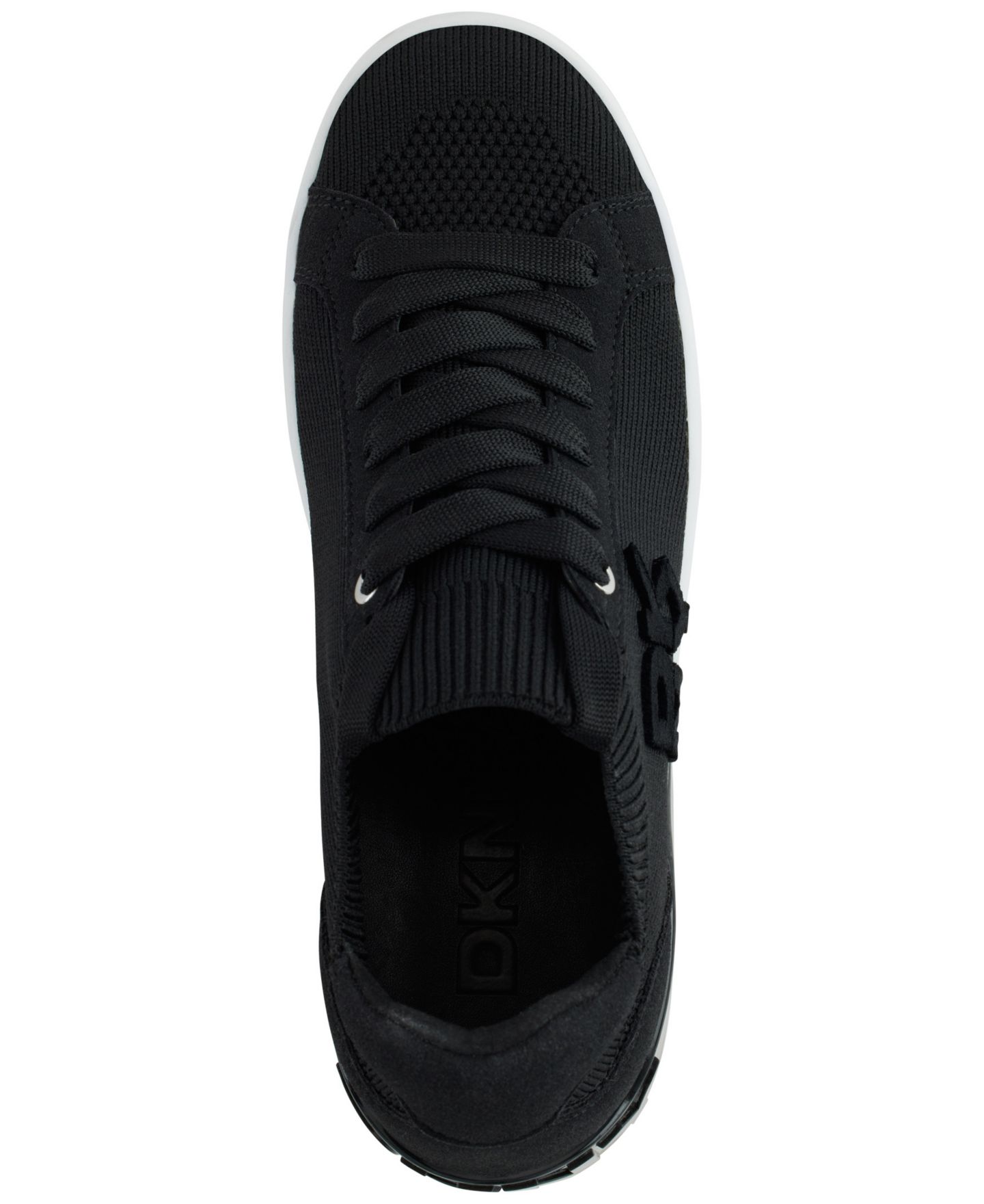 Женские кроссовки DKNY Mallory Lace-Up, цвет: Чёрный — фото 4