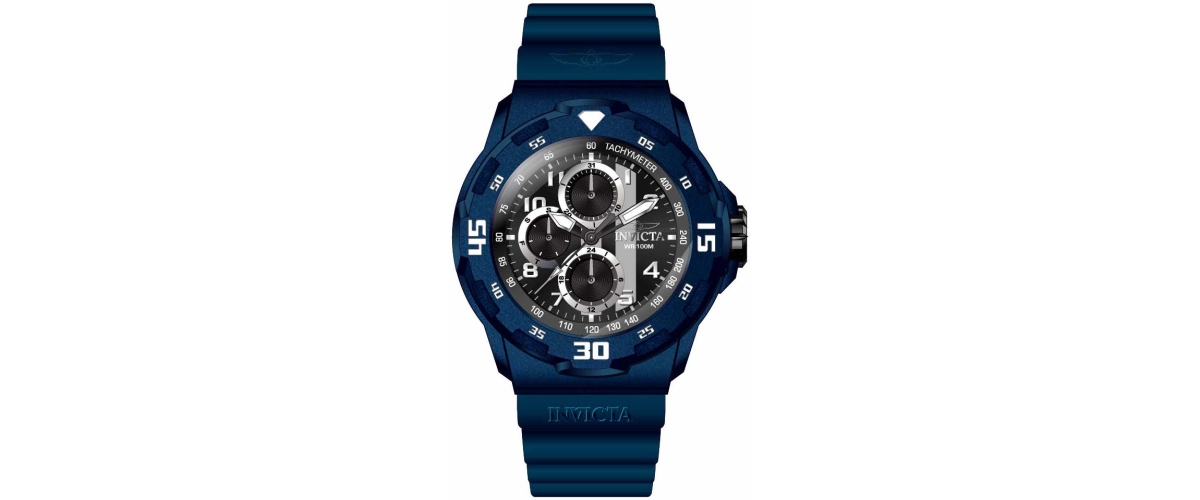 Invicta Men's 46398 Coalition Forces Quartz Chronograph Black, Grey Dial Watch