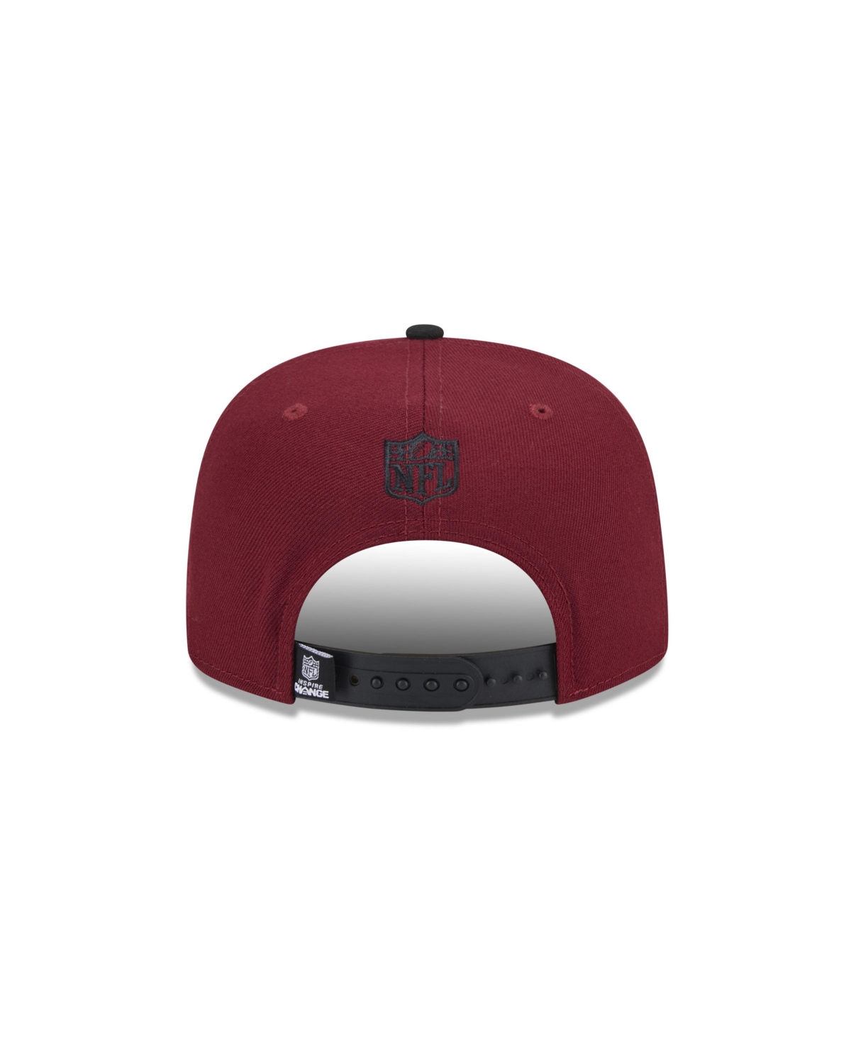 New Era Men'sWashington Commanders 2024 Inspire Change A-Frame 9FIFTY Snapback Hat - Burgundy, Black