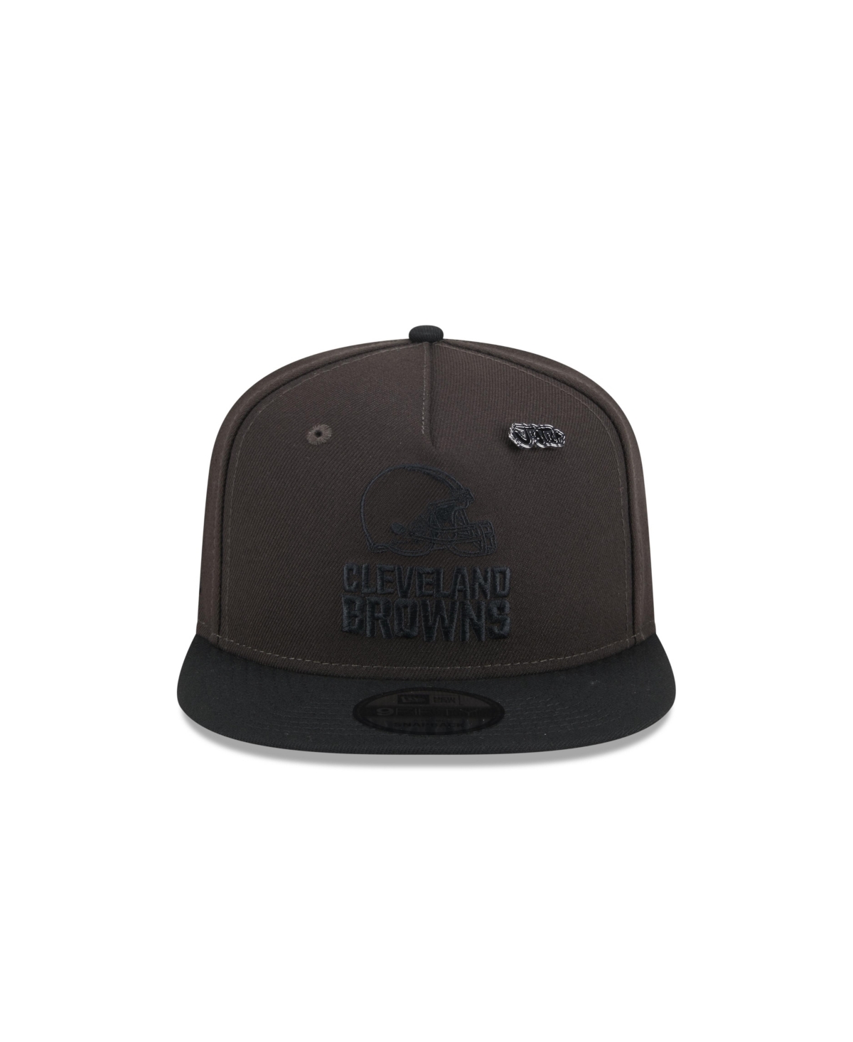 New Era Men's Brown Cleveland Browns 2024 Inspire Change A-frame 9fifty Snapback Hat In Brown,black