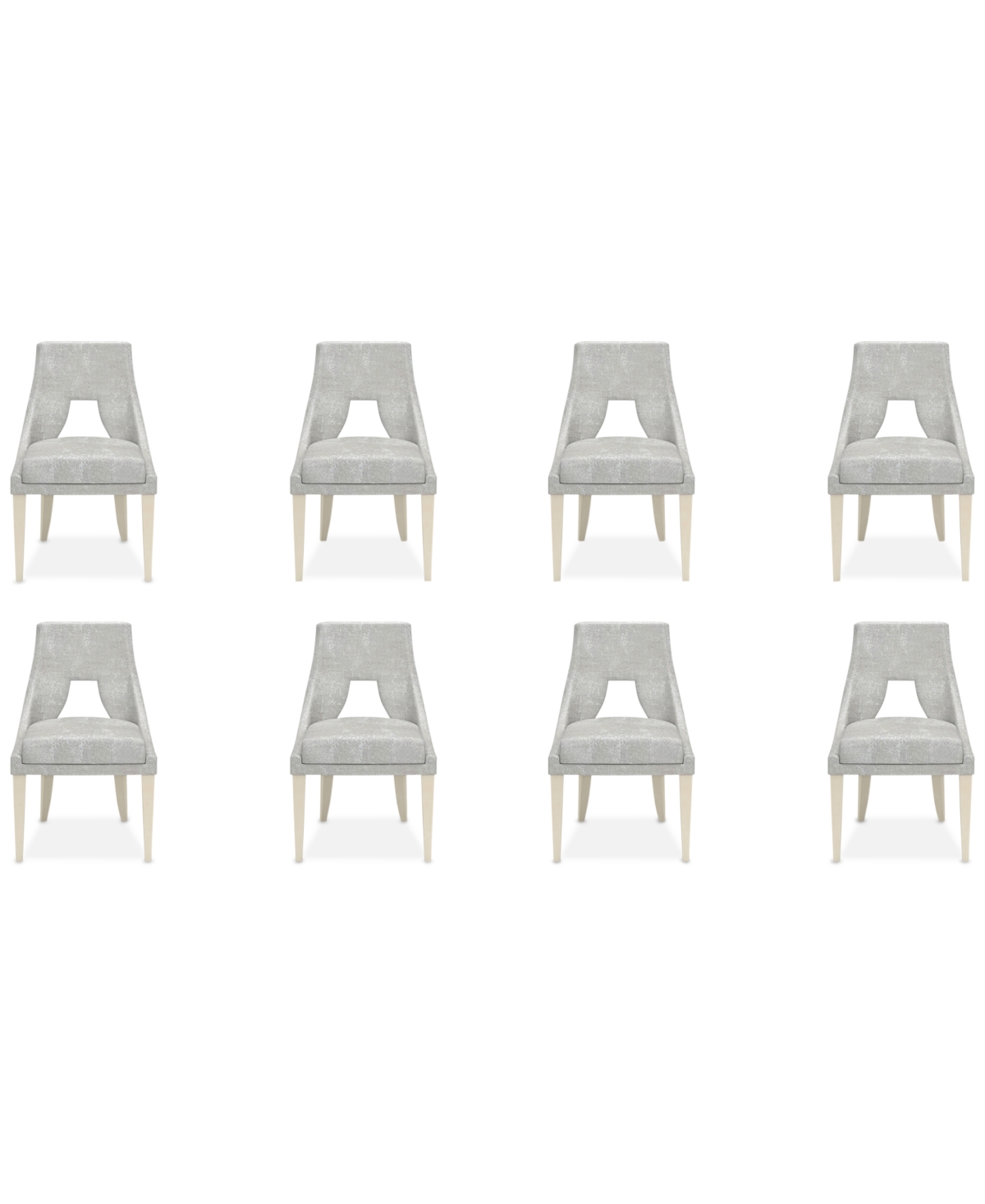 Macy's Mezzanine 8-pc. Side Chair Set In No Color