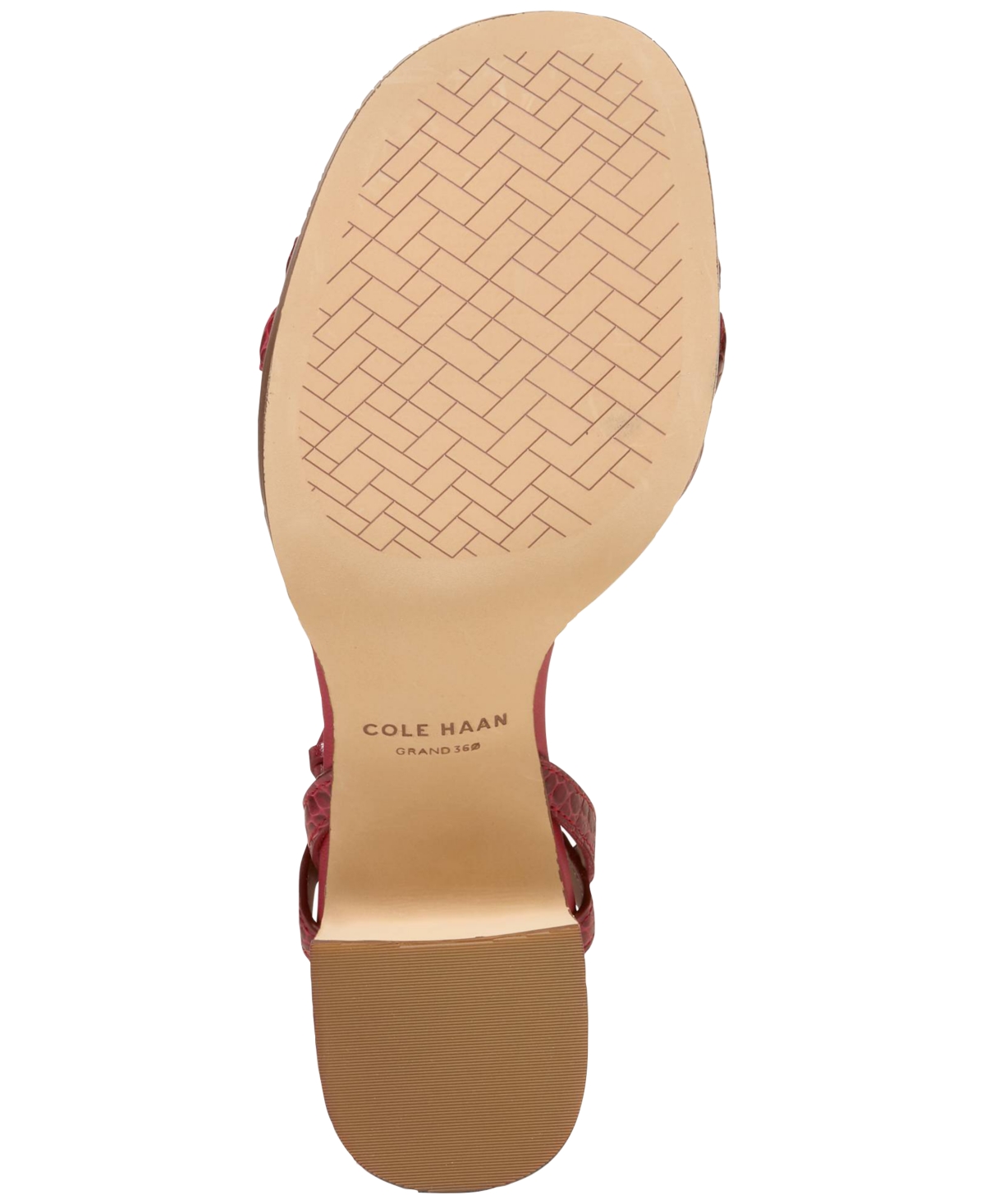 Cole Haan Women's Ambrose Braid Dress Sandals In Rio Red Croc