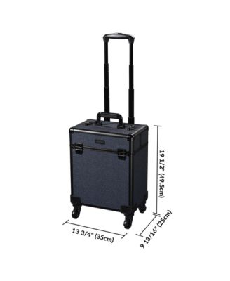 Rolling Makeup Train Case Cosmetic Trolley Organizer Rococo