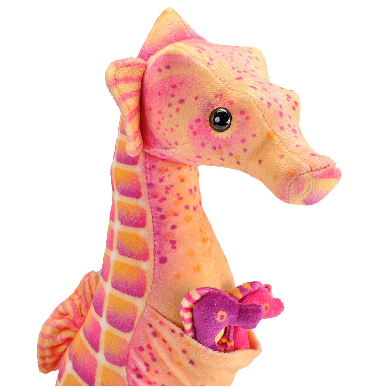 Детская мягкая игрушка Wild Republic WR Plush Seahorse With Babies Stuffed Animal, 11.5 Inches — фото 2