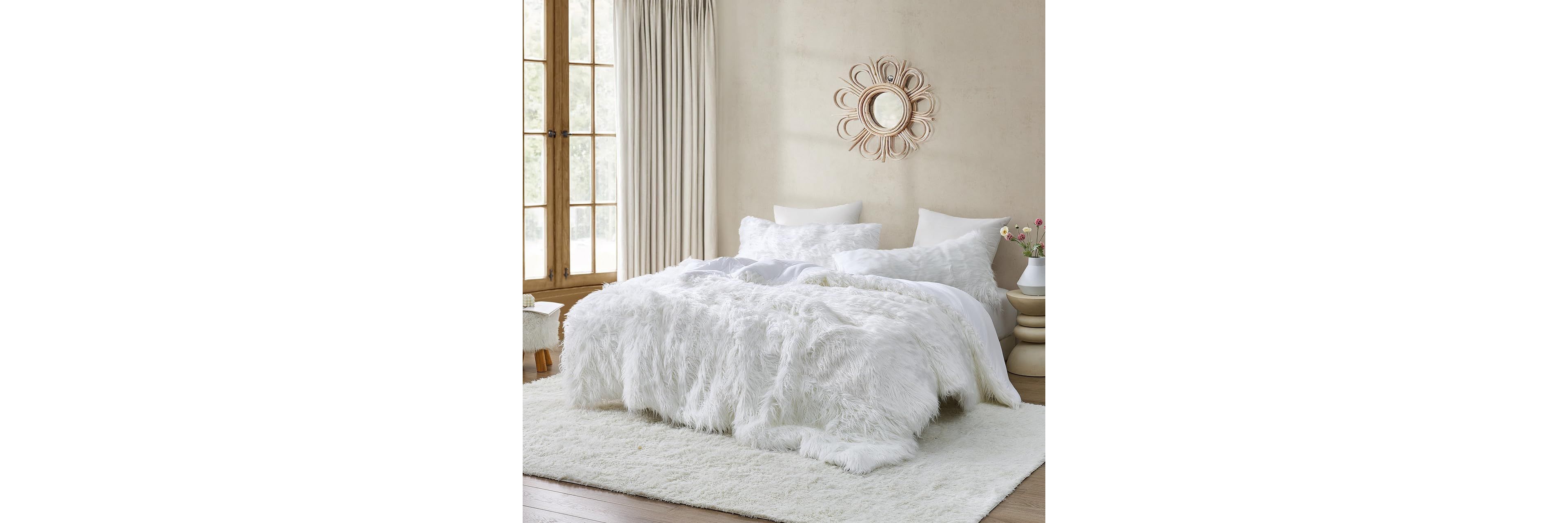 The Woobie Goat - Coma Inducer Oversized Comforter - Billberry White, King