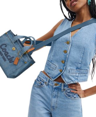 Cargo Small Denim Tote Bag 26