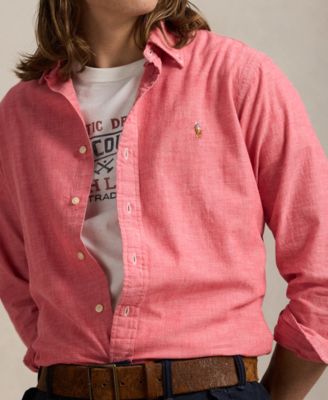 Men's Classic-Fit Indigo Chambray Shirt