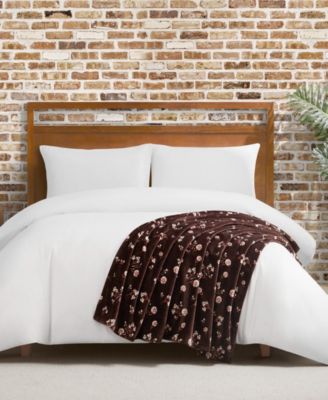 Daisy Floral Cozy Plush Throw, 50" x 70"