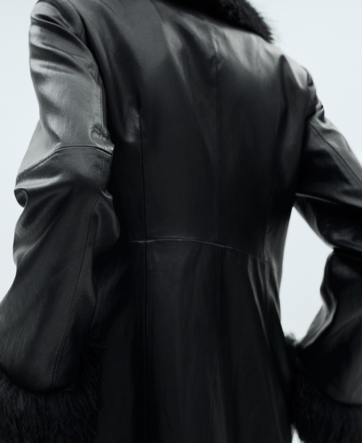 Mango Women's Shearling-Lined Fur-Effect Coat