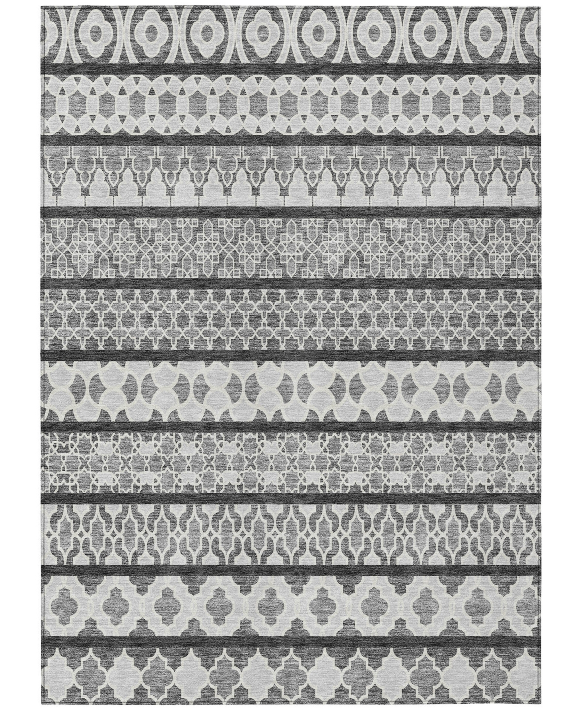 Shop Addison Chantille Machine Washable Acn726 10'x14' Area Rug In Gray