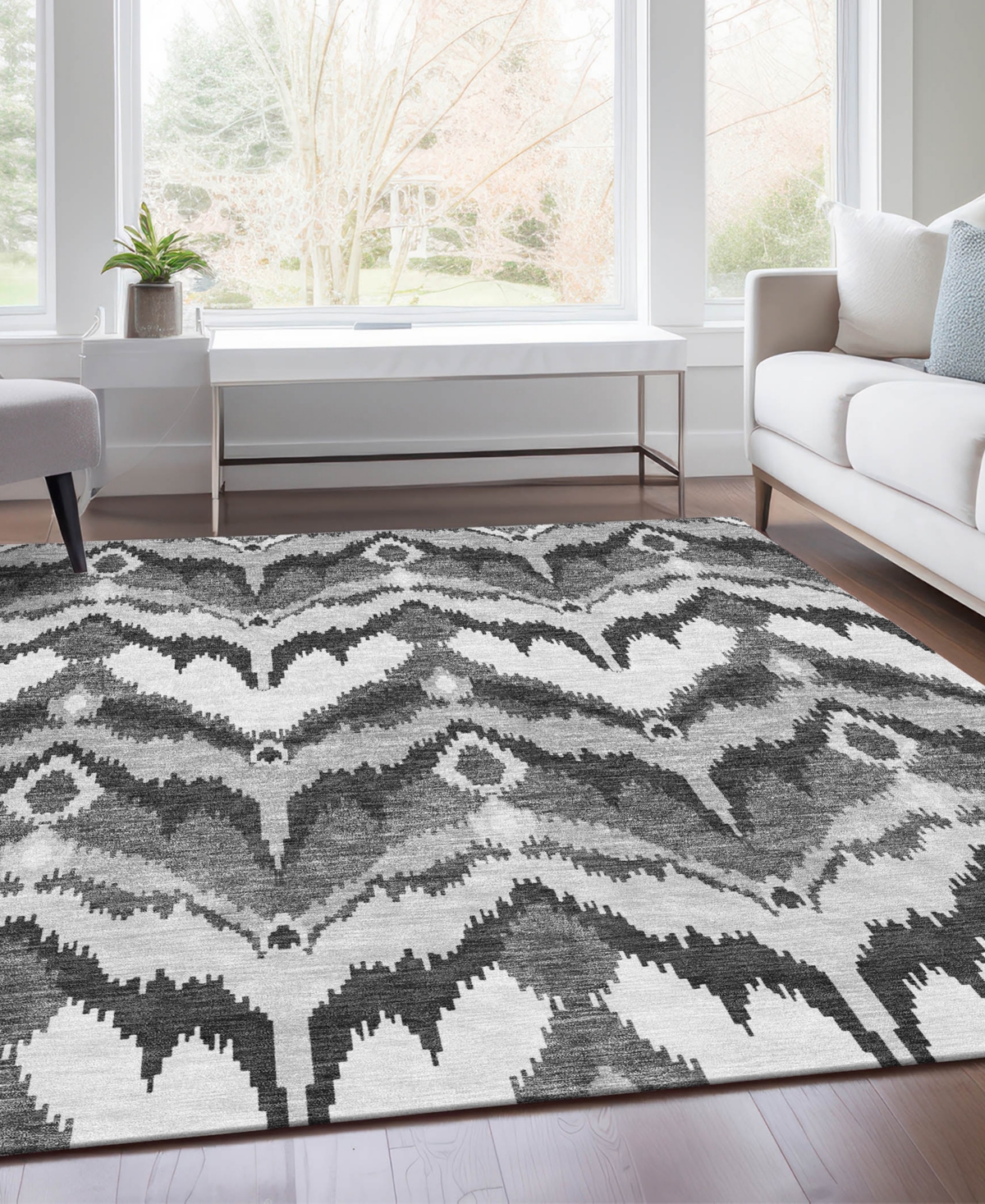 Addison Chantille Acn743 2'6"x3'10" Area Rug In Gray