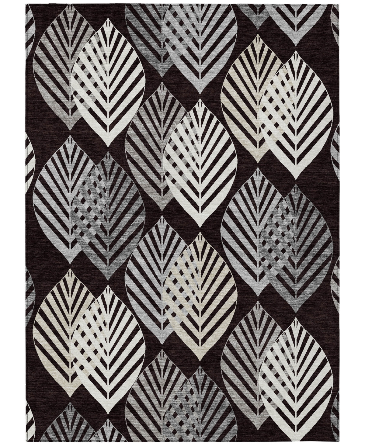 Addison Chantille Acn744 2'6"x3'10" Area Rug In Black