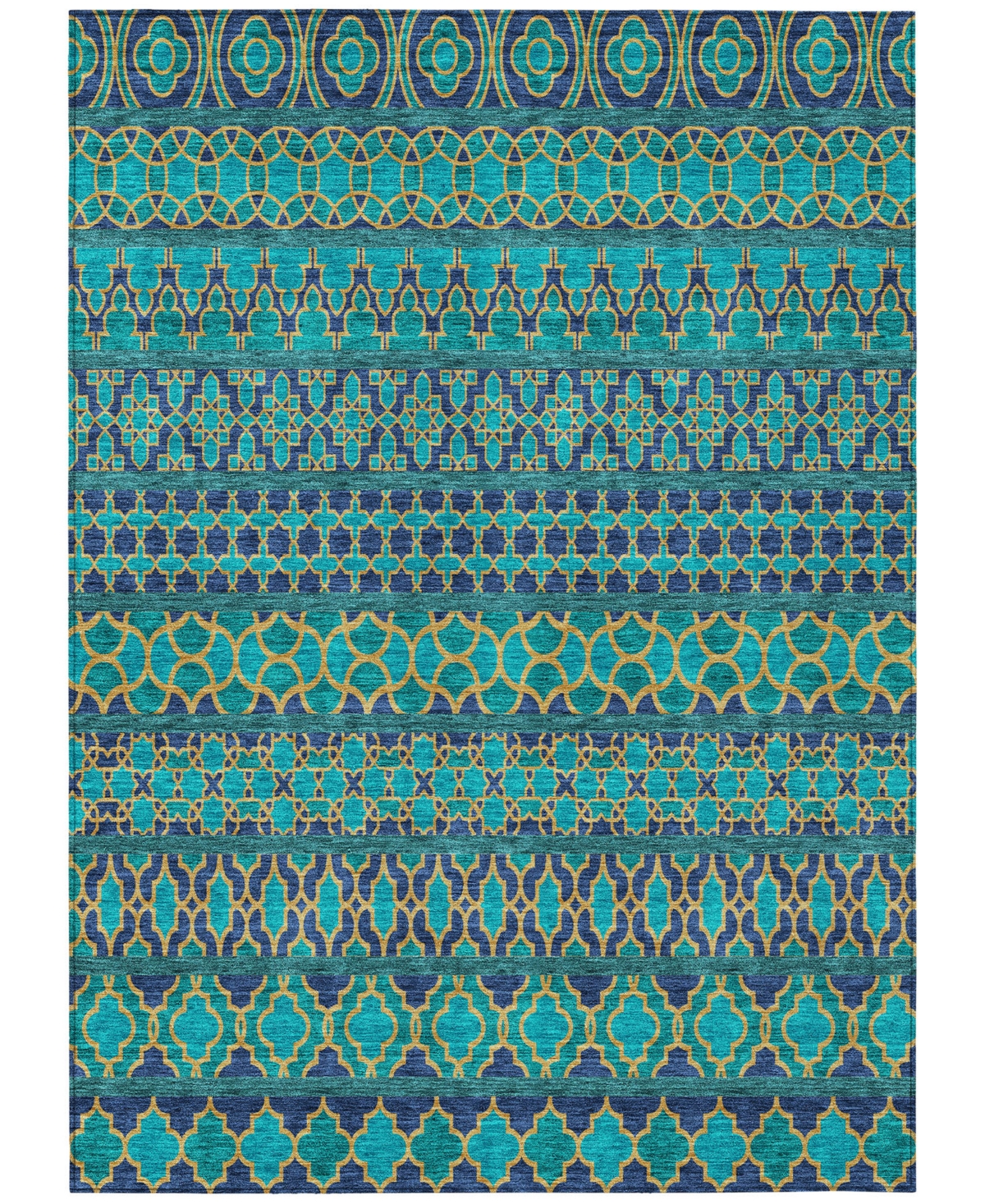 Addison Chantille Acn726 9'x12' Area Rug In Teal