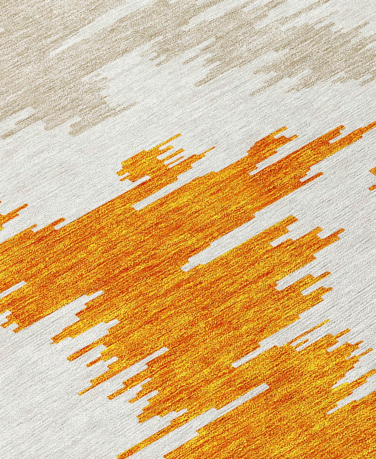 Addison Chantille Acn746 2'3"x7'6" Runner Area Rug In Orange