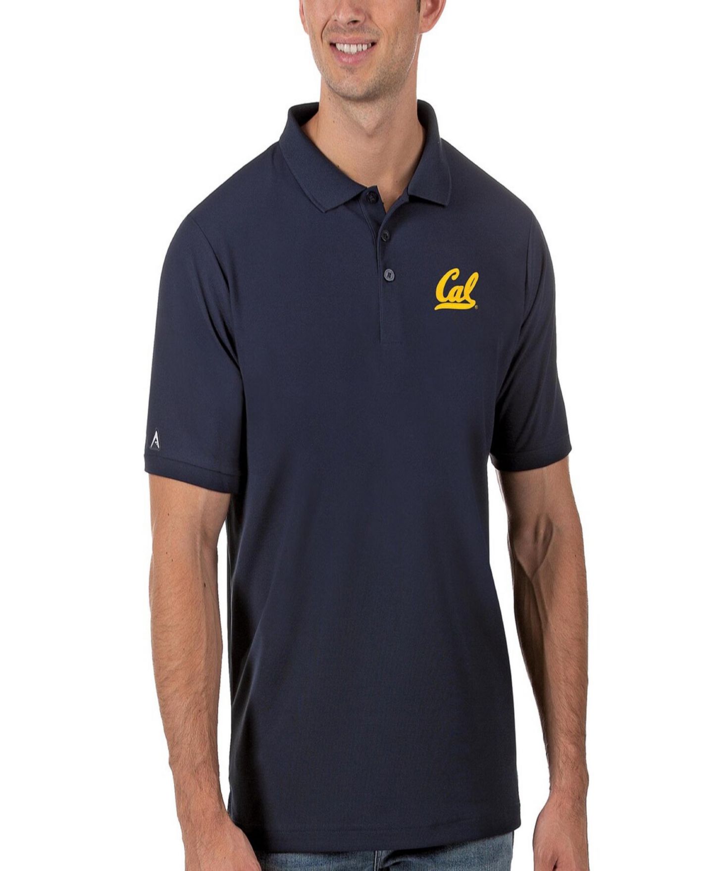 Мужское поло Antigua Navy Cal Bears Legacy Pique Polo — фото 1