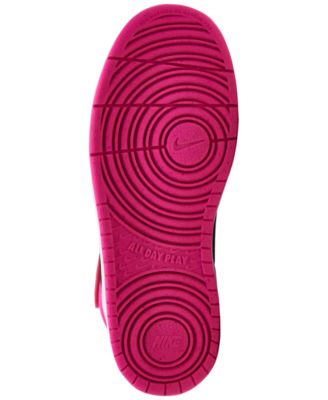 Nike Big Girls Court Borough Mid 2 Stay-Put Closure Casual