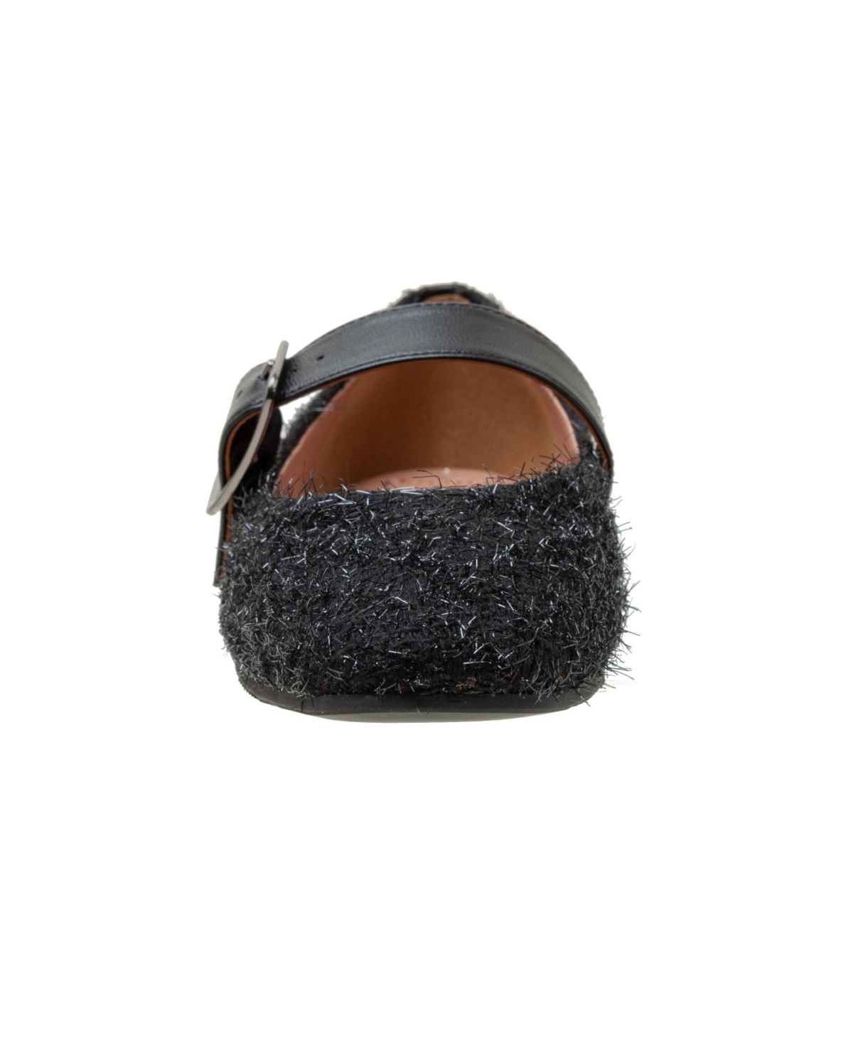 Linea Paolo Mika Faux Shearling Mary Jane Flats -nappa