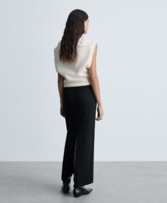 Women's Opening Detail Straight-Skirt