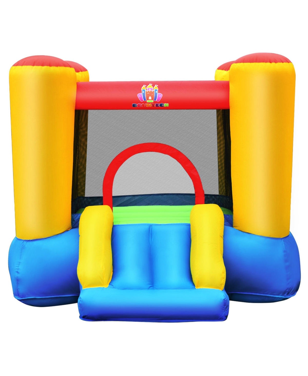Gymax Kids Inflatable Bouncer Bounce House Jumping Area Slide Without Blower