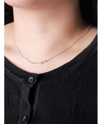 Infinity Chain Necklace in 14K Gold, 16 in adj to 18 in, approx. 4.1 grams