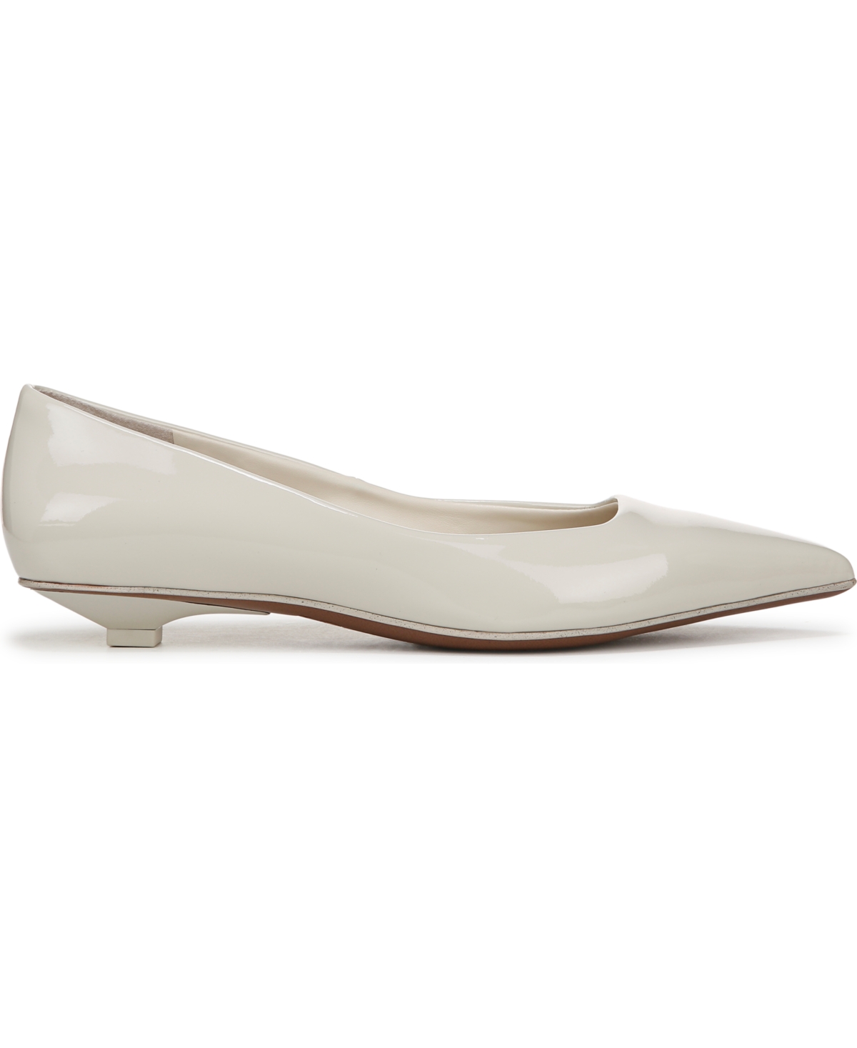 Franco Sarto Women's Prella Pointed Toe Pumps In White Faux Patent