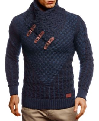 Men's Chunky Knit Pullover Sweater