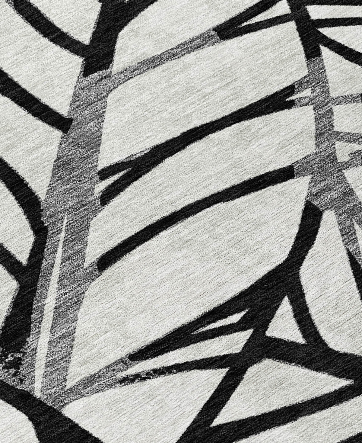 Addison Chantille Acn741 5'x7'6" Area Rug In Black