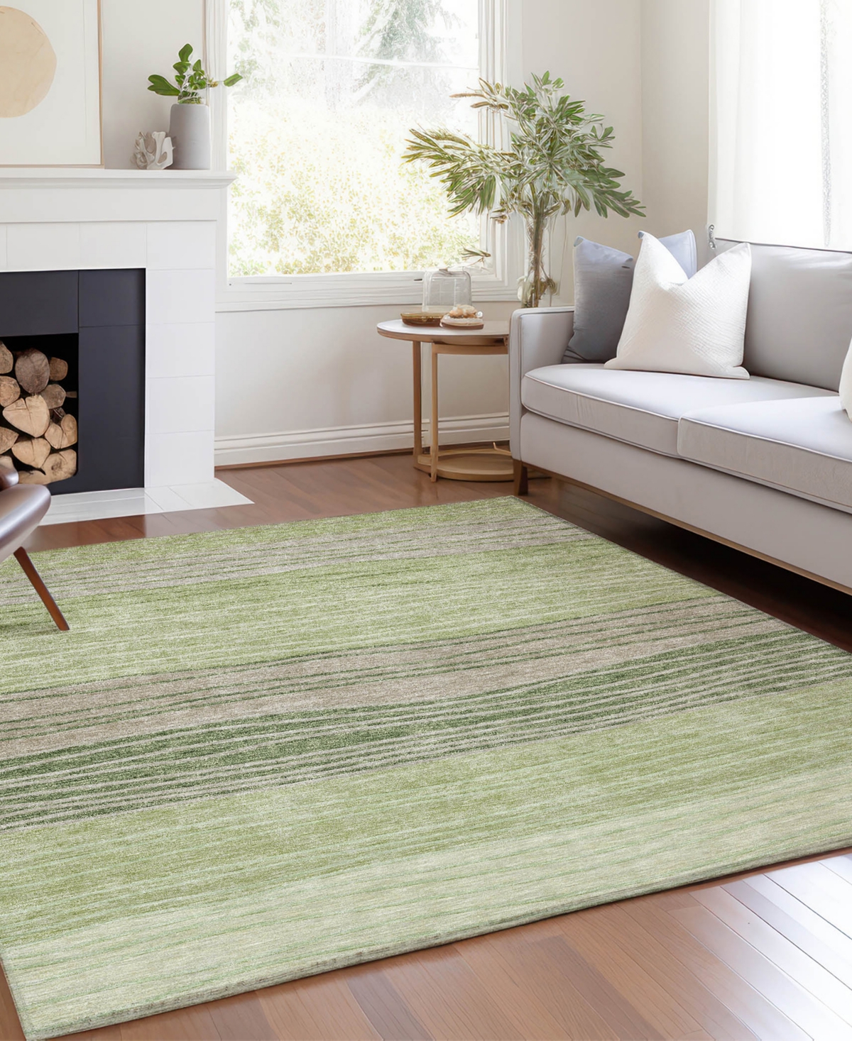 Addison Chantille Acn735 3'x5' Area Rug In Sage