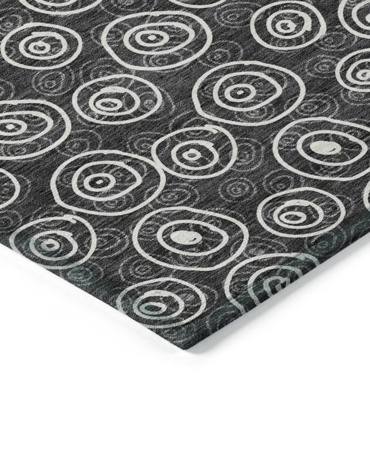 Addison Chantille Machine Washable Acn728 2'6"x3'10" Area Rug In Black