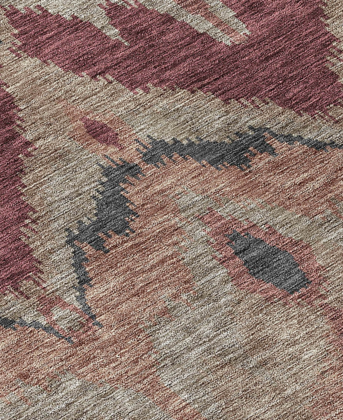 Addison Chantille Acn743 2'3"x7'6" Runner Area Rug In Burgundy