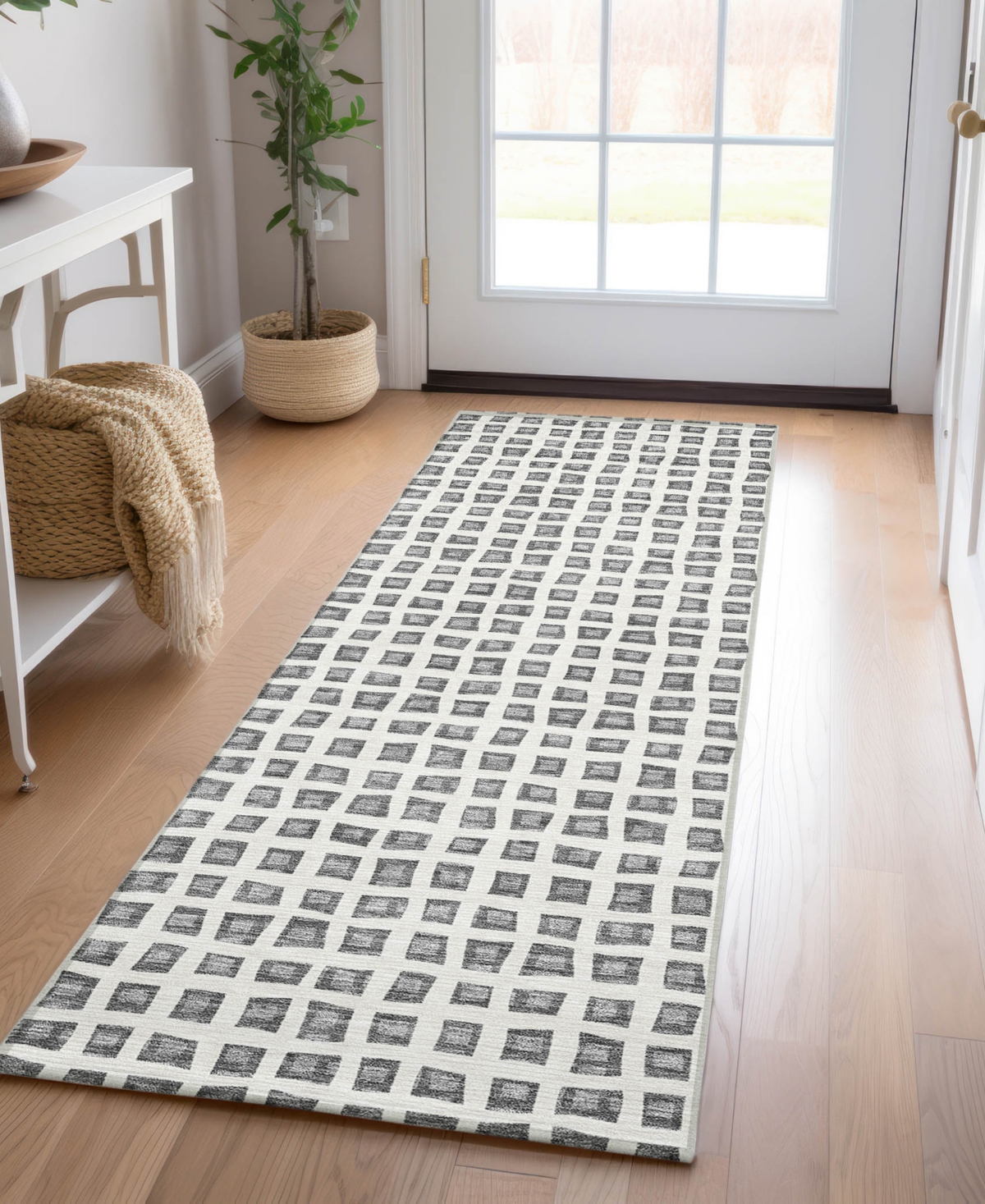 Addison Chantille Acn727 2'3"x7'6" Runner Area Rug In Gray