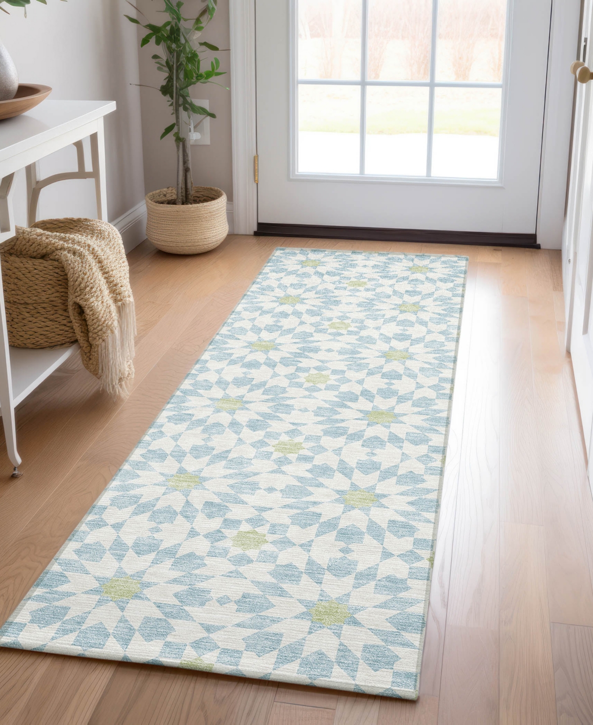 Addison Chantille Acn734 2'3"x7'6" Runner Area Rug In Mist
