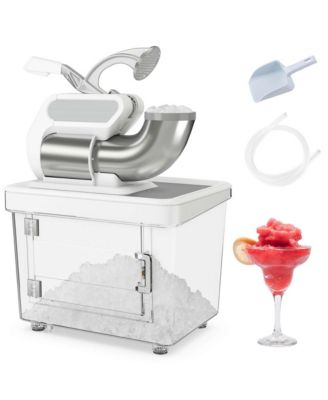 660LBS/H Commercial Ice Crusher with Dual Blades Safety On/Off Switch for Home