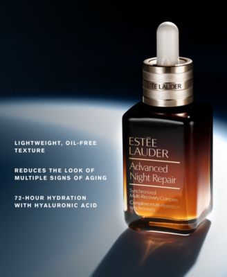 Advanced Night Repair Synchronized Multi-Recovery Complex Serum with Hyaluronic Acid & Peptides , 3.9 oz.