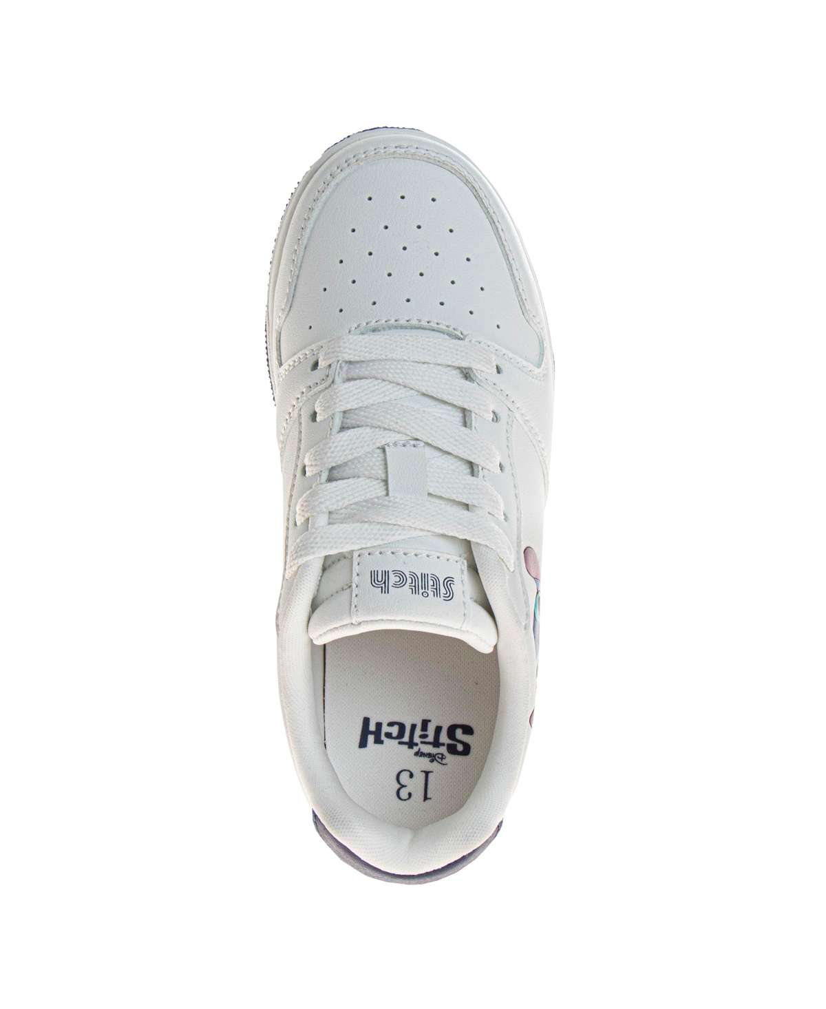 Disney Little Kids And Big Kids Stitch Kids Lace Up Sneakers In White