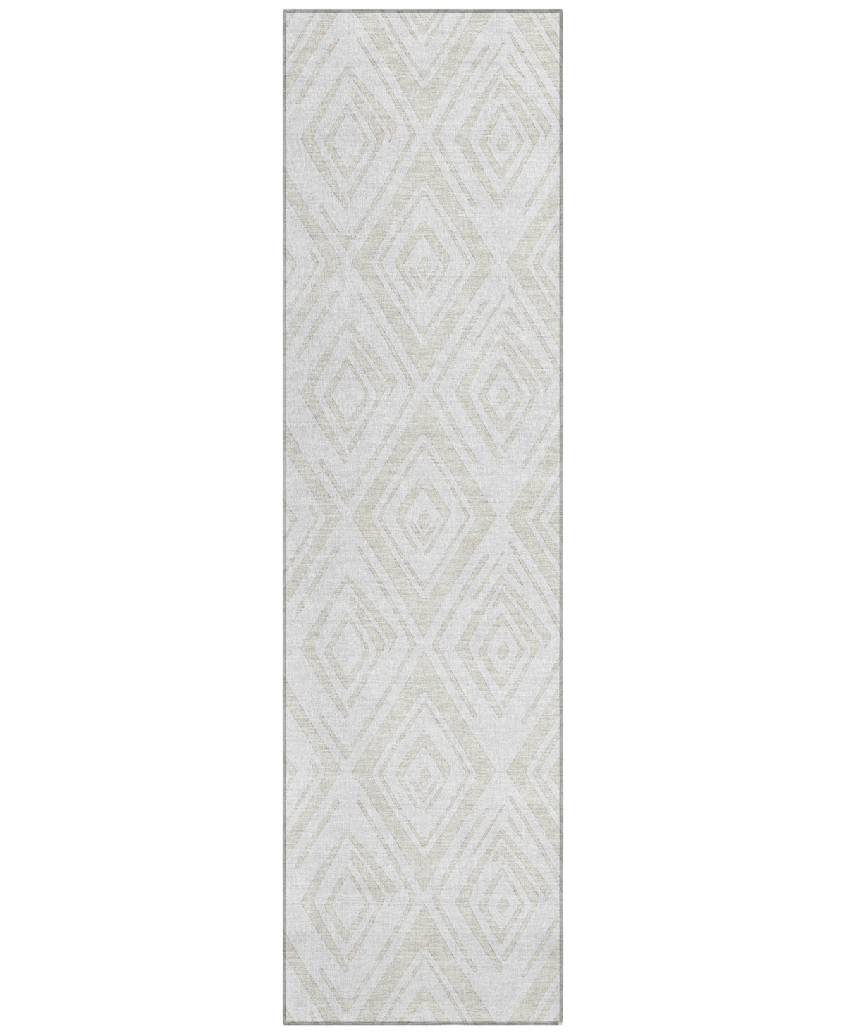 Addison Chantille Acn737 2'3"x7'6" Runner Area Rug In Bone