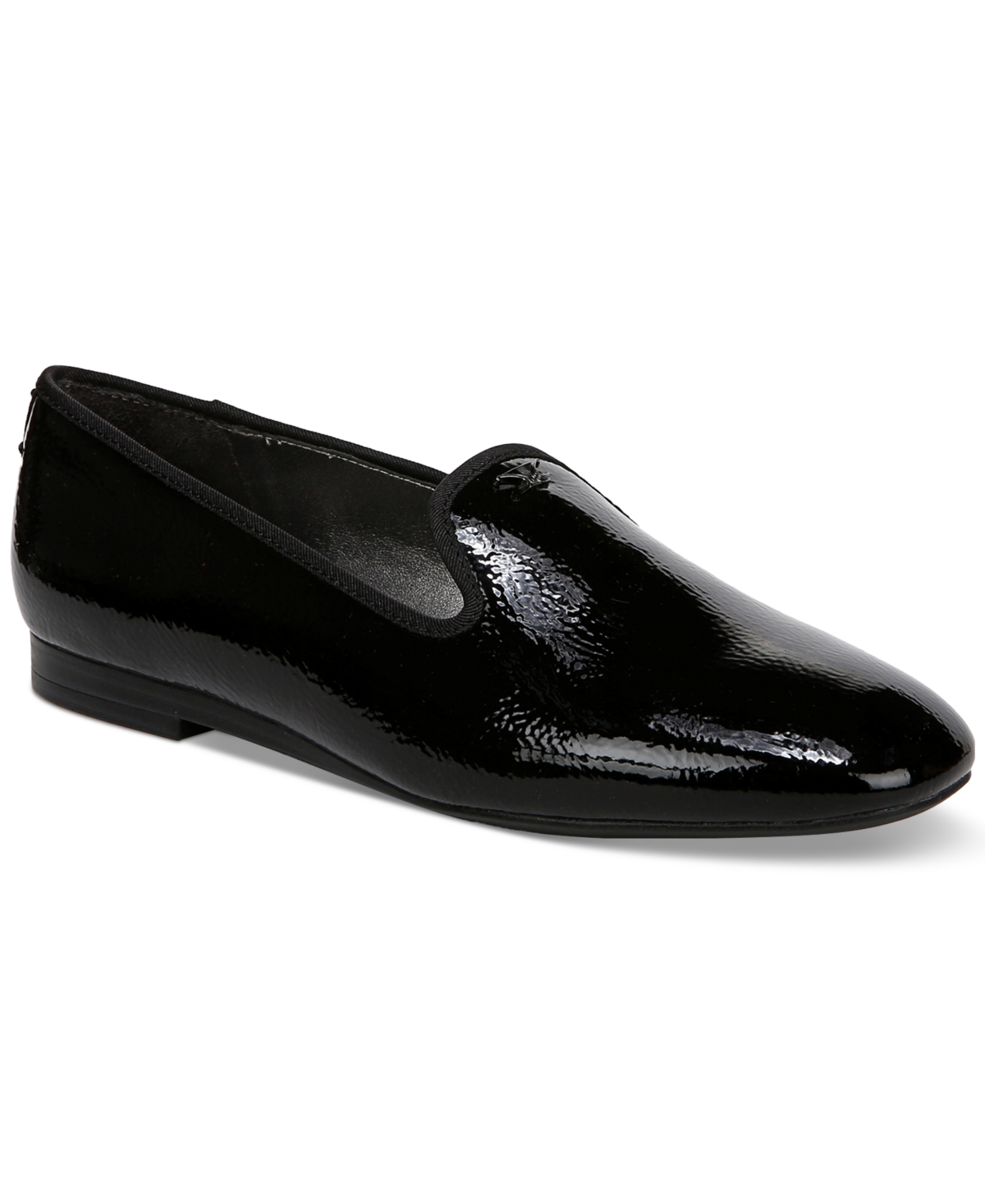 Tiffany Slip-On Smoking Flats - Natural Raffia