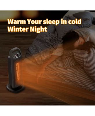 Space Heater 1500W Electric Heater Portable PTC Ceramic Heater for Bedroom, Office, and Other Rooms