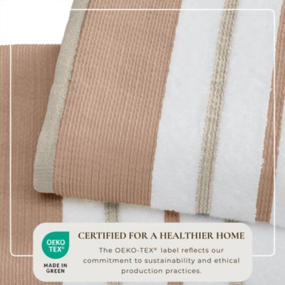 Luxurious Cotton Decorative 2-Piece Bath Sheet Set,17 x 11.8 x 3.65 , 68x35x.05 inches