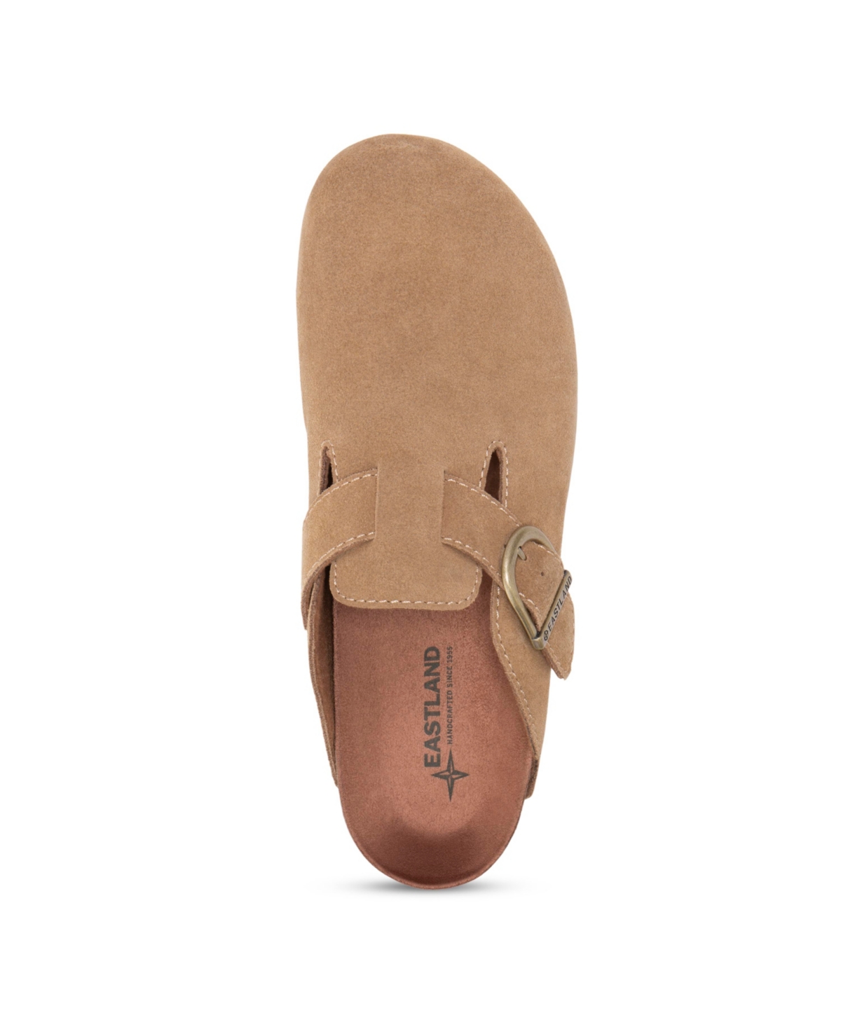 Shop Eastland Shoe Men's Gabe Slippers In Khaki Suede