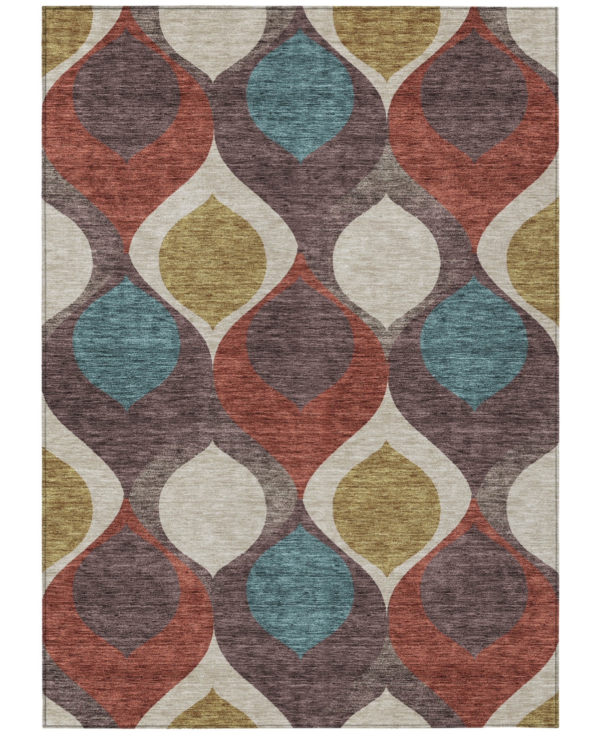 Shop Addison Chantille Machine Washable Acn749 2'6"x3'10" Area Rug In Brown
